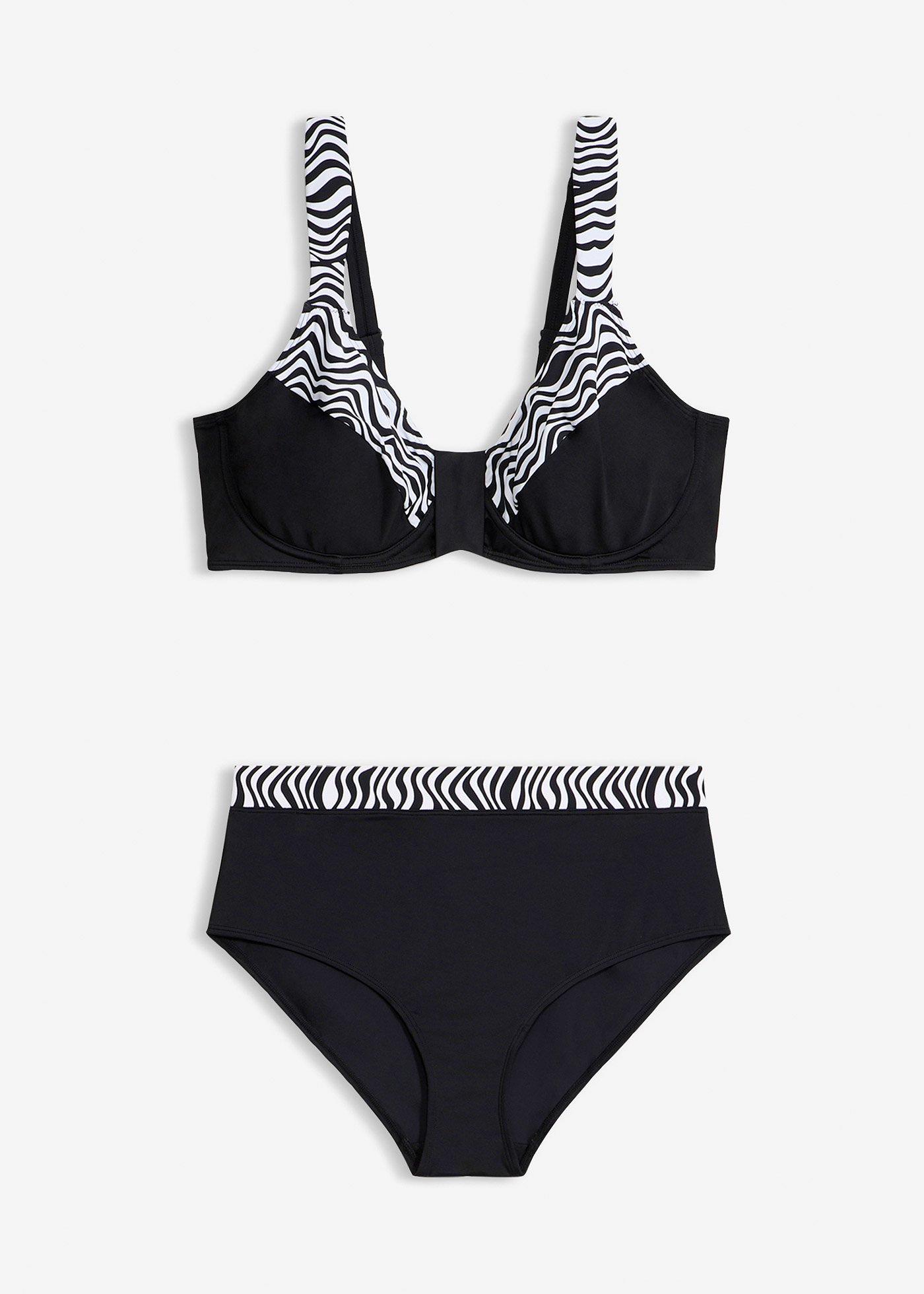 Bikini minimizer con spalline imbottite (set 2 pezzi)