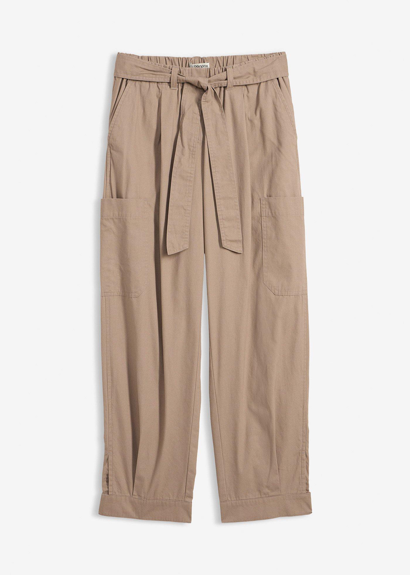 Pantaloni cargo cropped
