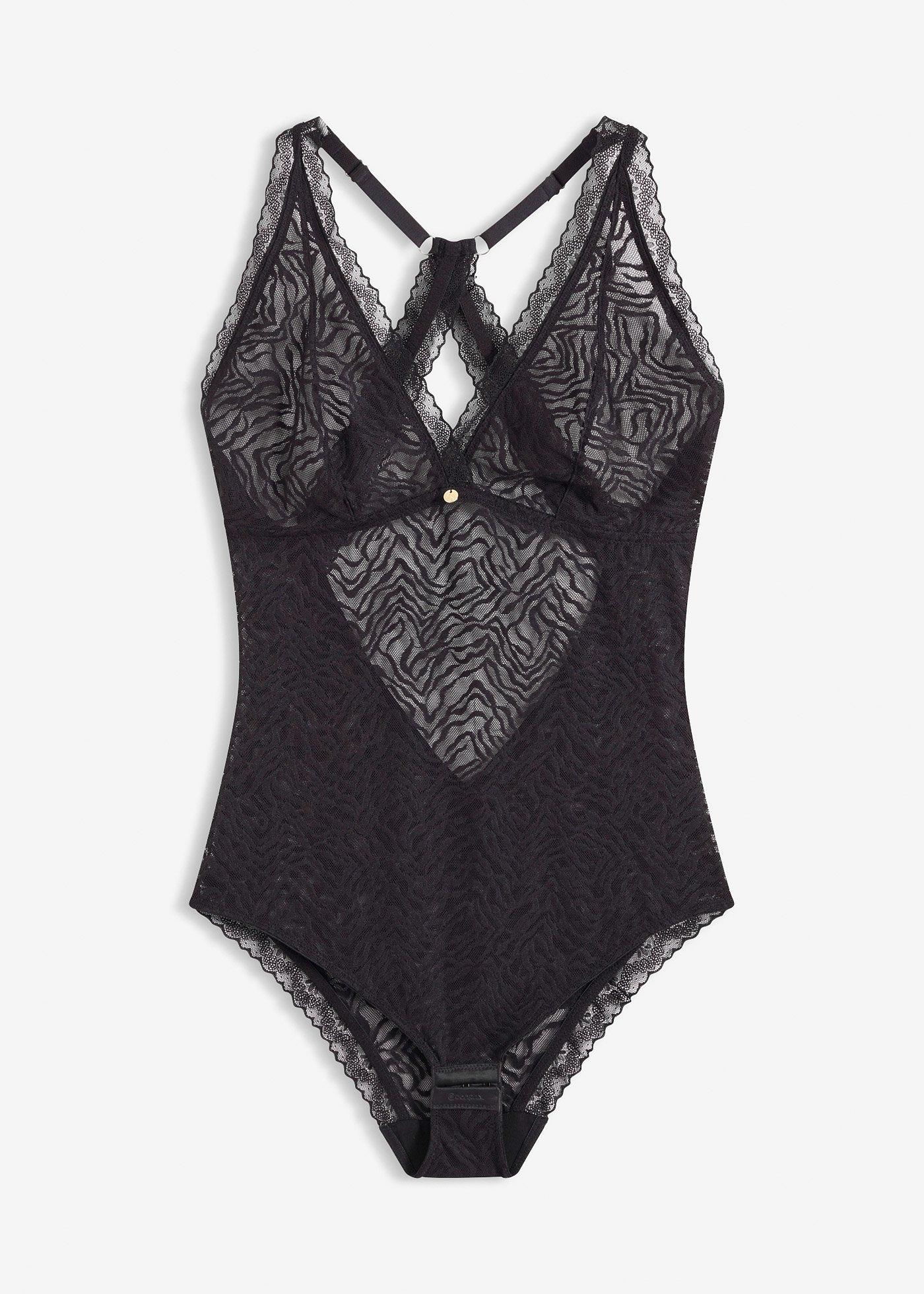 Body senza ferretto con pizzo fine
