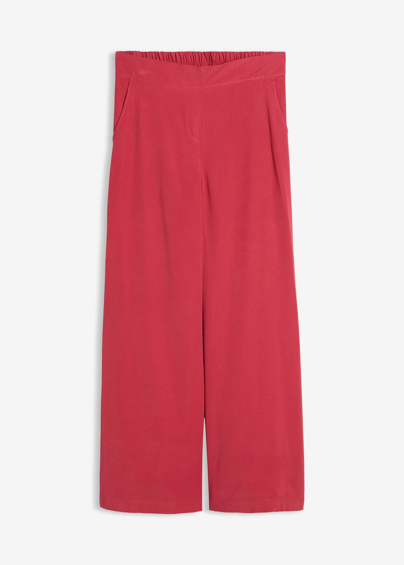 Pantaloni a palazzo in misto viscosa