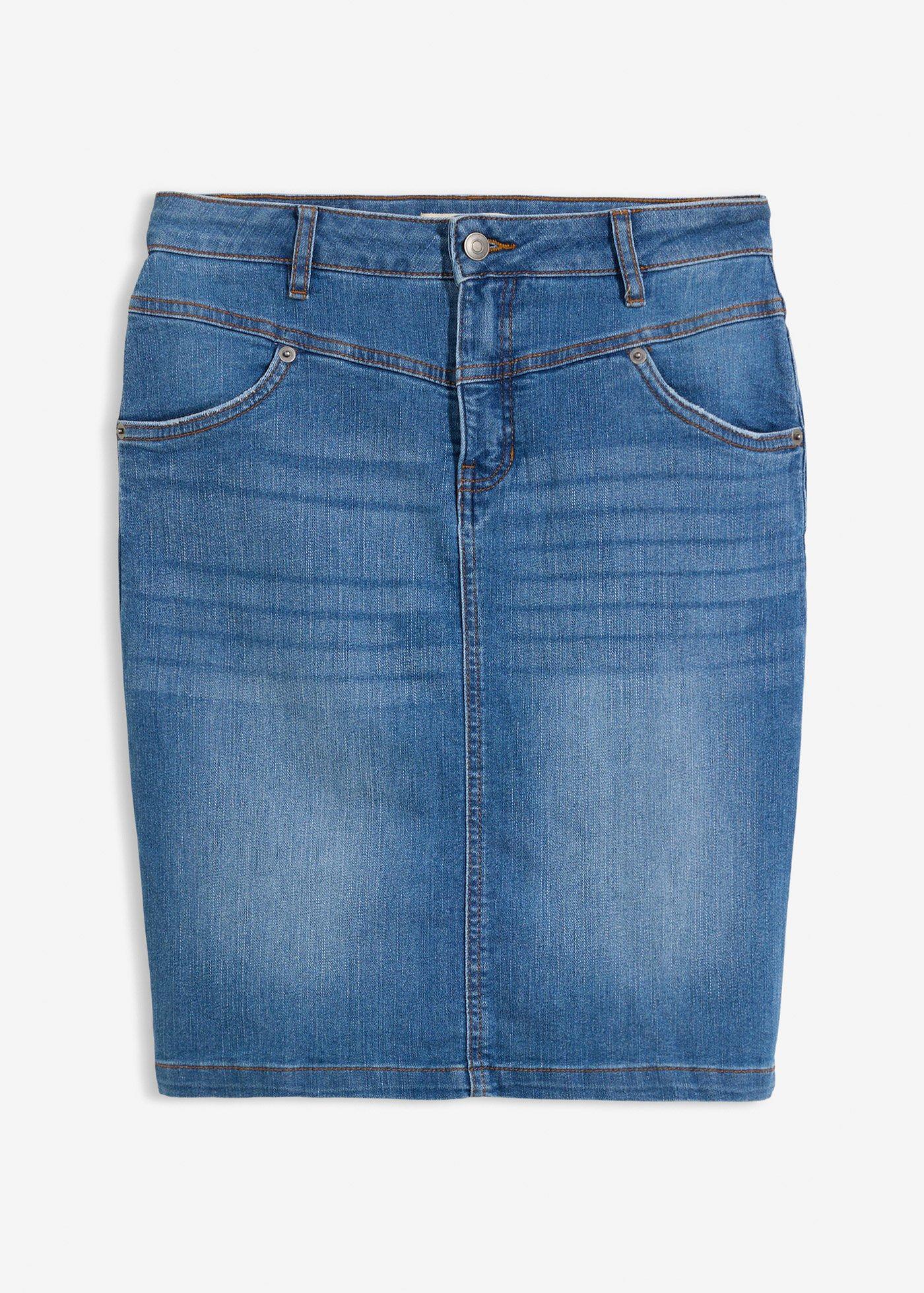 Gonna di jeans elasticizzata
