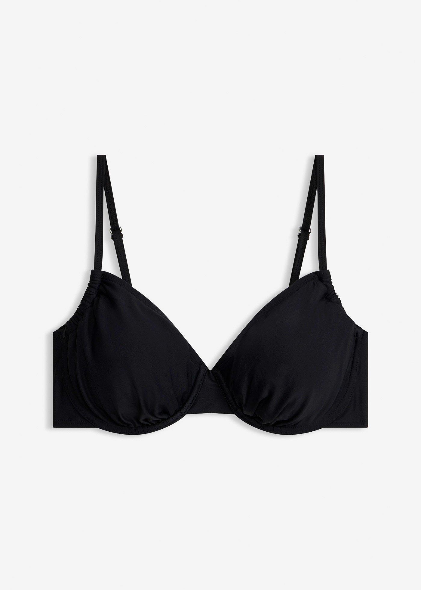 Reggiseno per bikini con arricciatura laterale