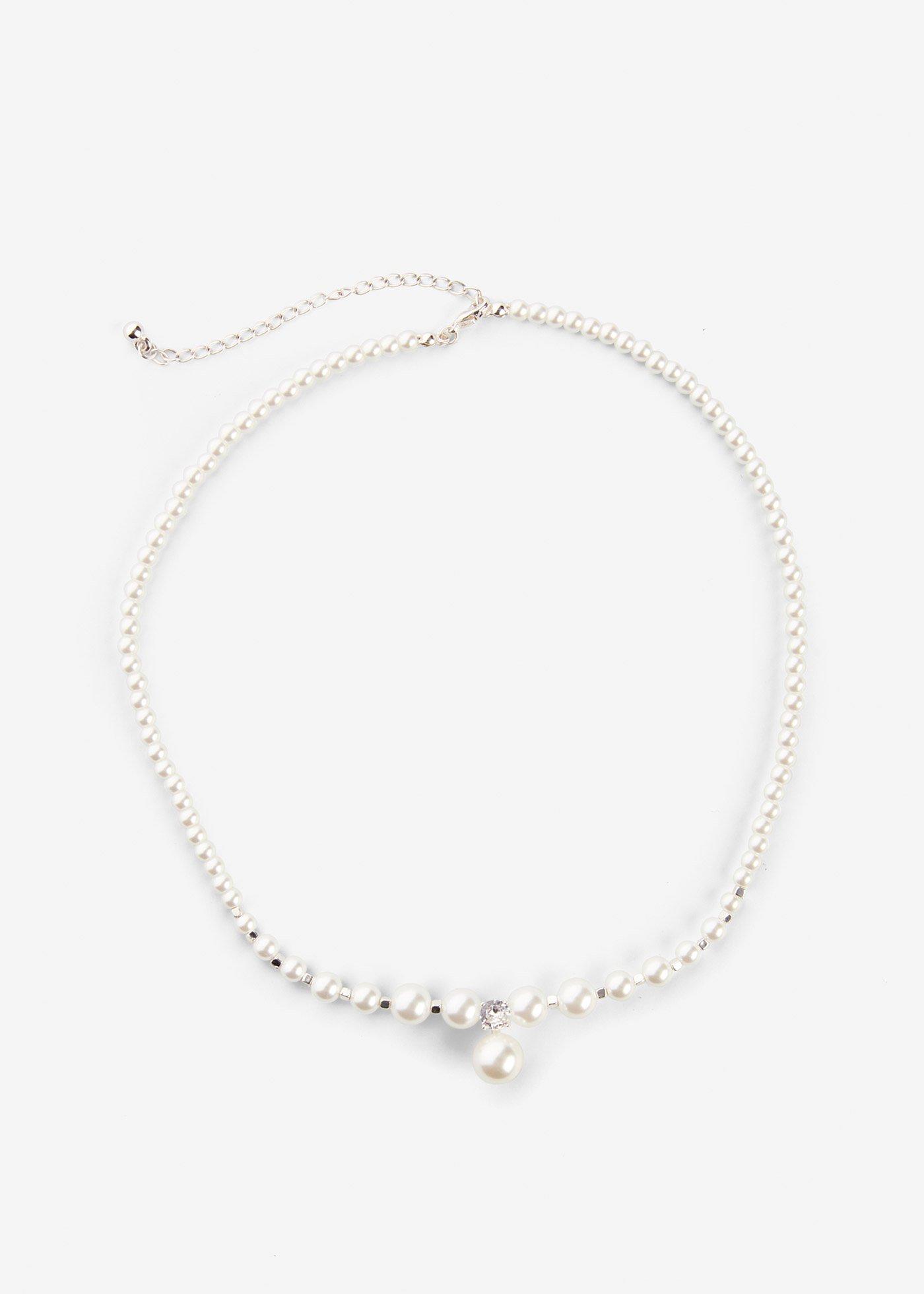 Collana con perline di vetro
