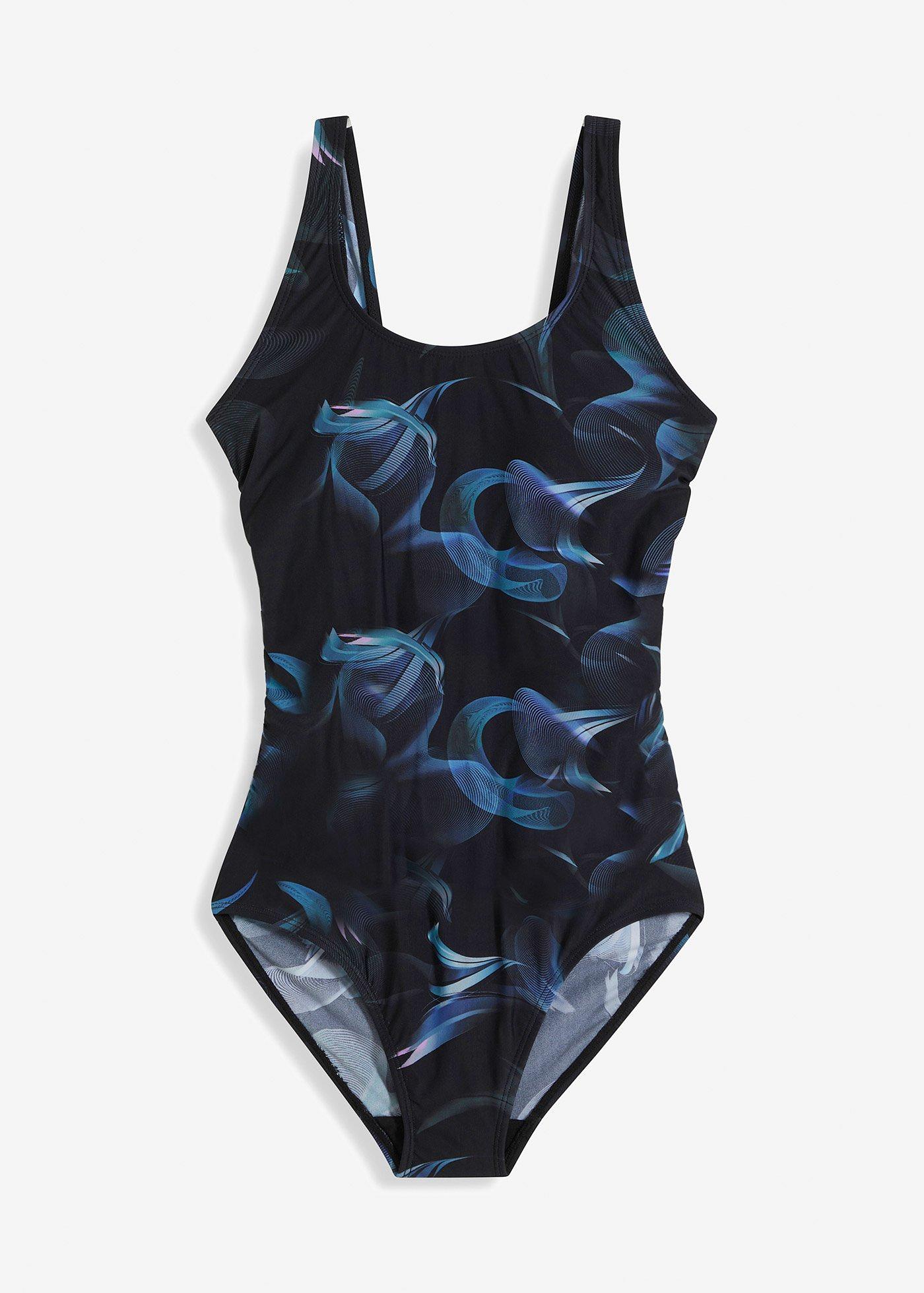 Costume intero con arricciatura e effetto modellante leggero