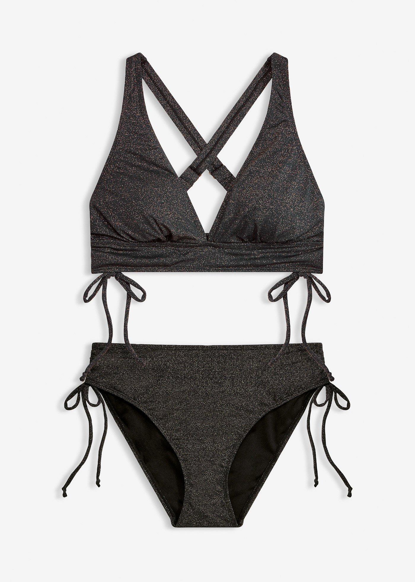 Bikini glitterato (set 2 pezzi)