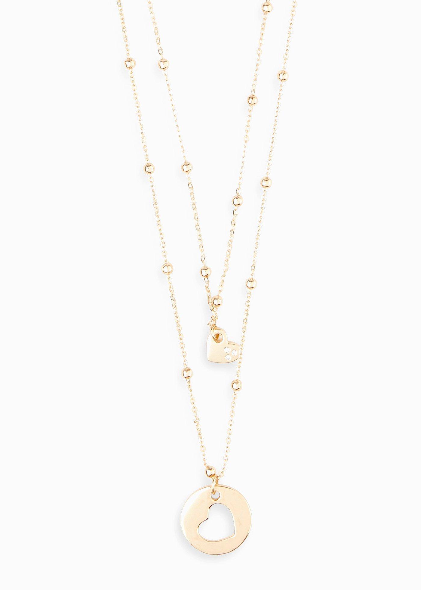 Collane con ciondoli a cuore (set 2 pezzi)