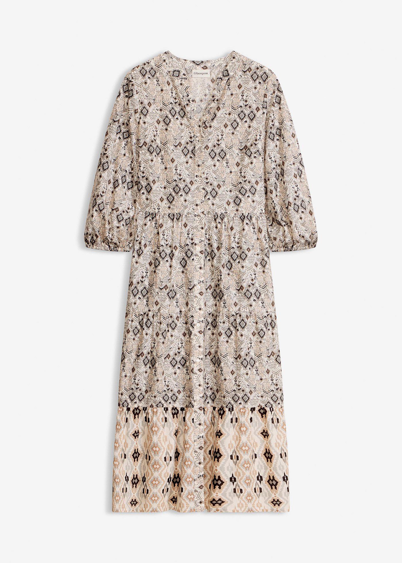Abito midi in cotone leggero