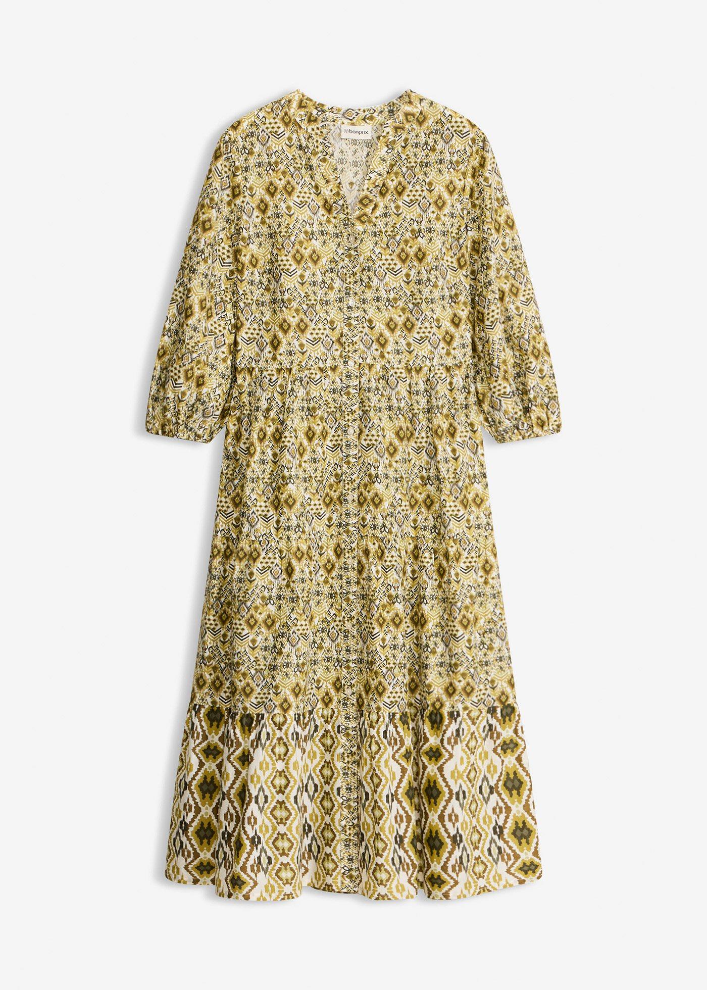 Abito midi in cotone leggero
