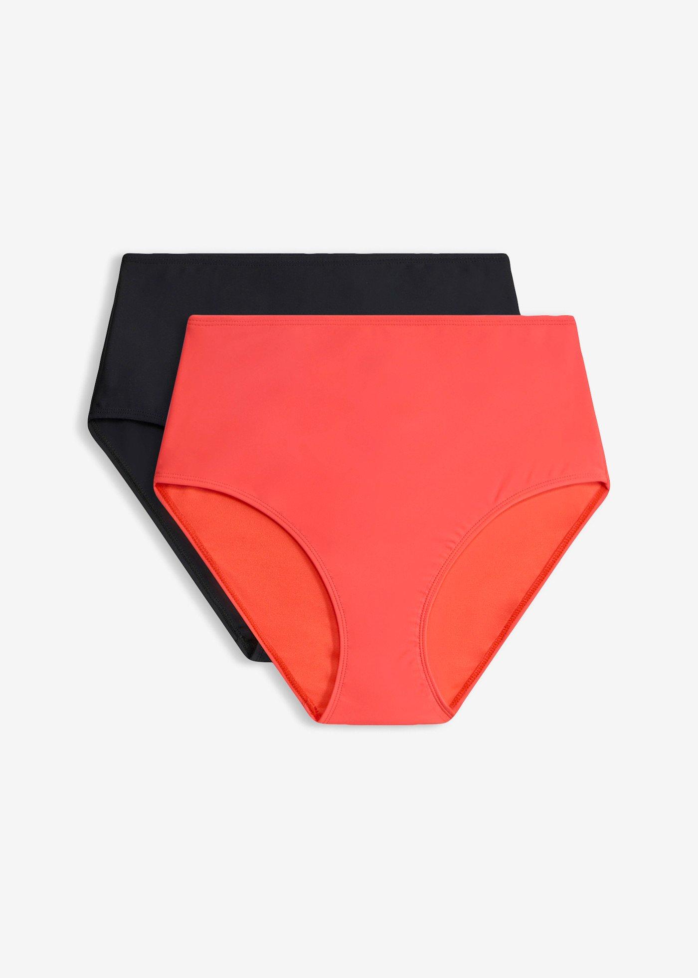 Slip a vita alta per bikini (pacco da 2)