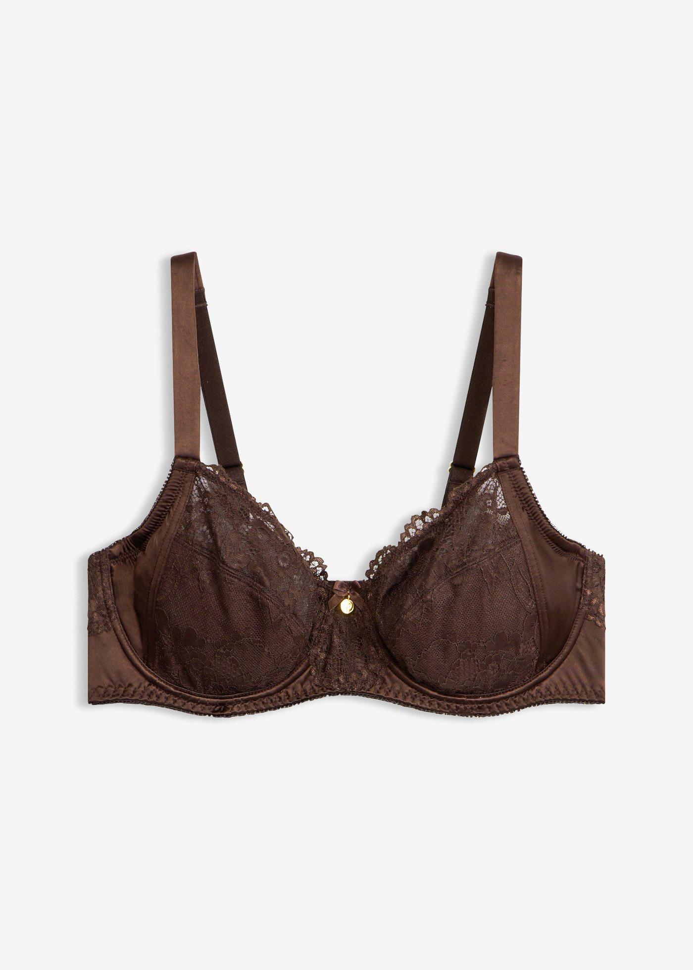 Reggiseno con ferretto ed effetto lucido