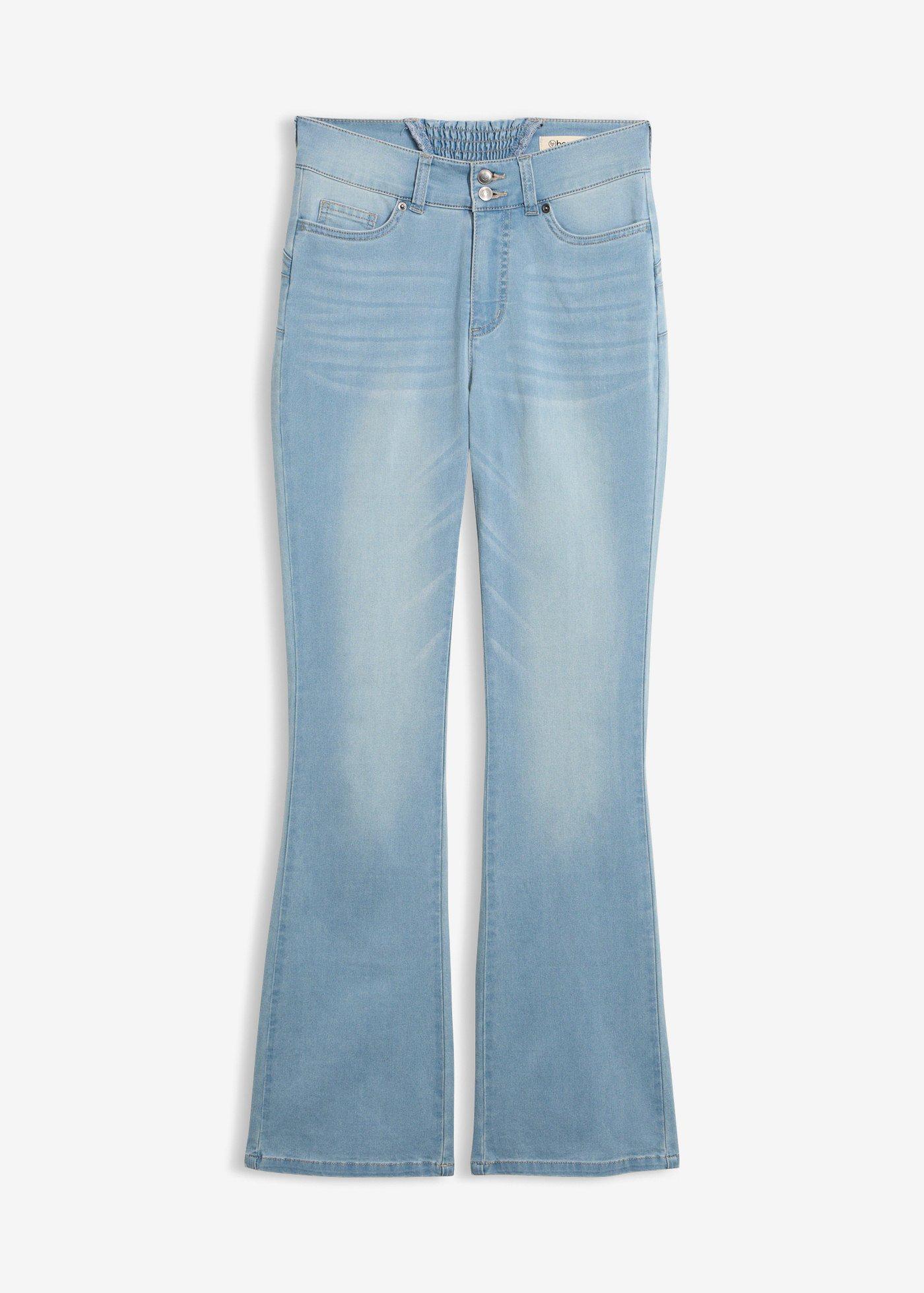 Jeans bootcut modellanti, vita media