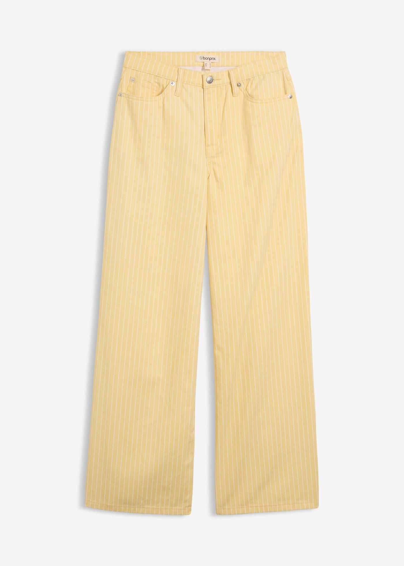 Pantaloni in twill di puro cotone