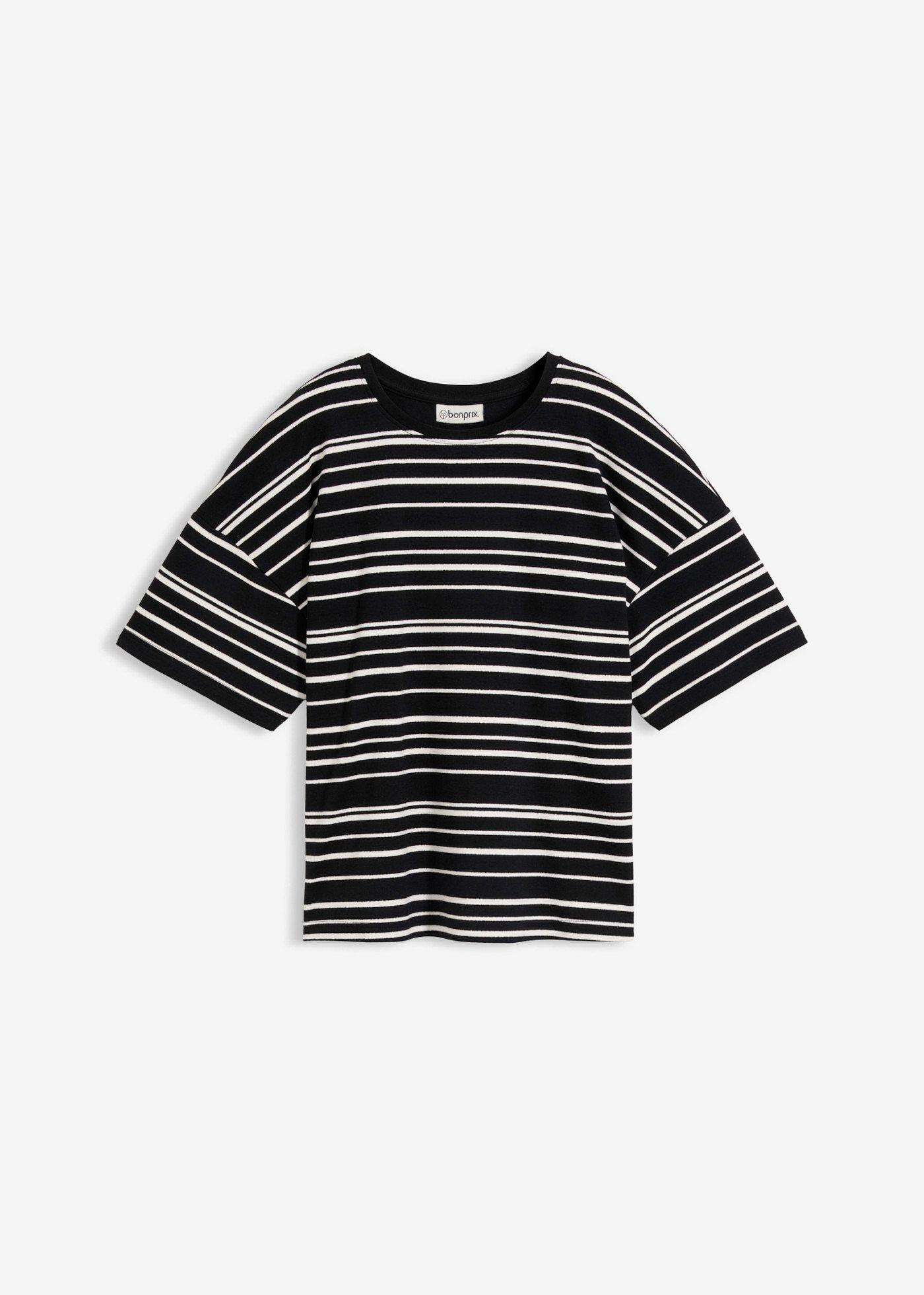 T-shirt in puro cotone a righe