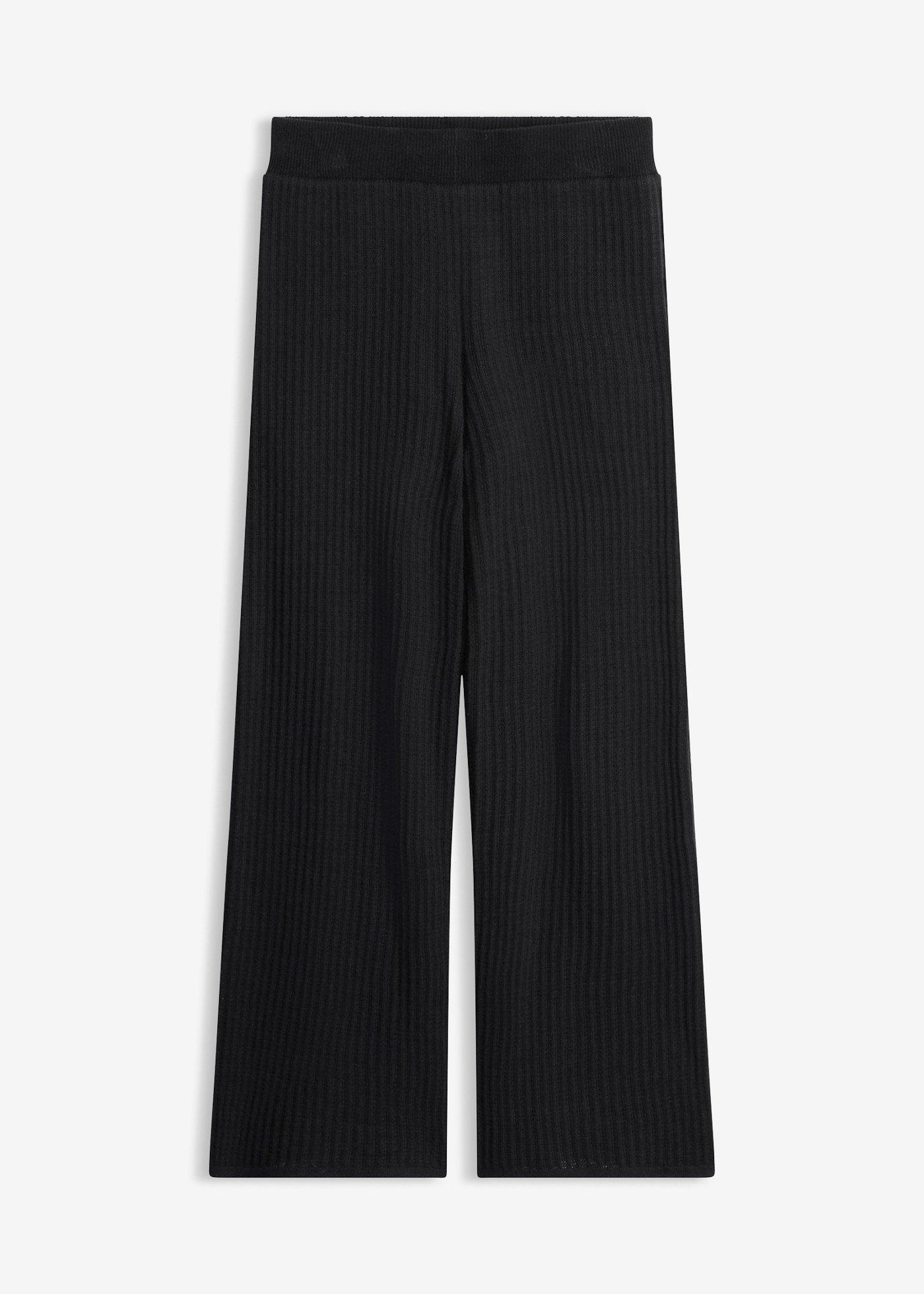 Pantaloni in maglia di misto lino fresco