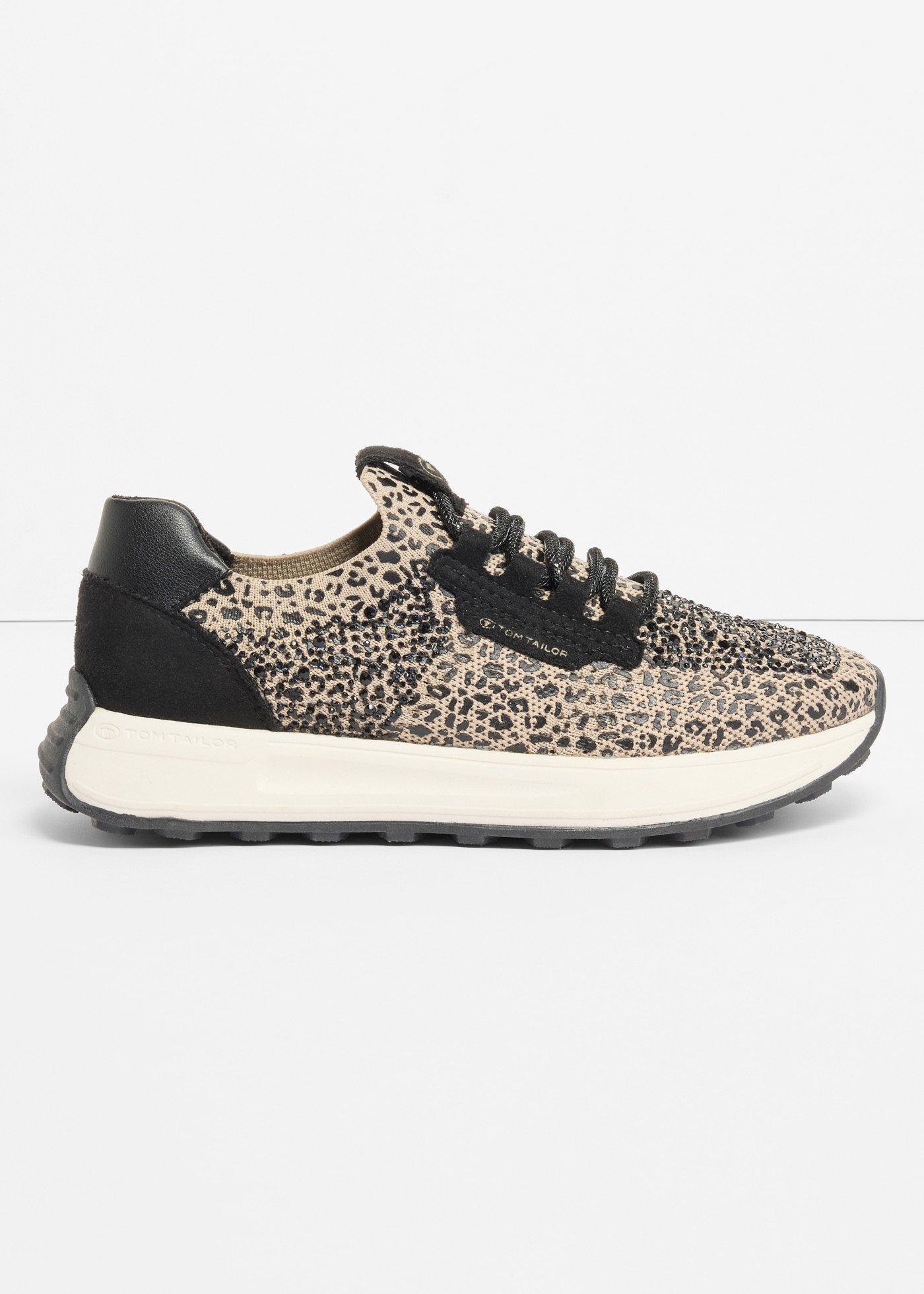 Sneaker Tom Tailor con dettagli glitterati