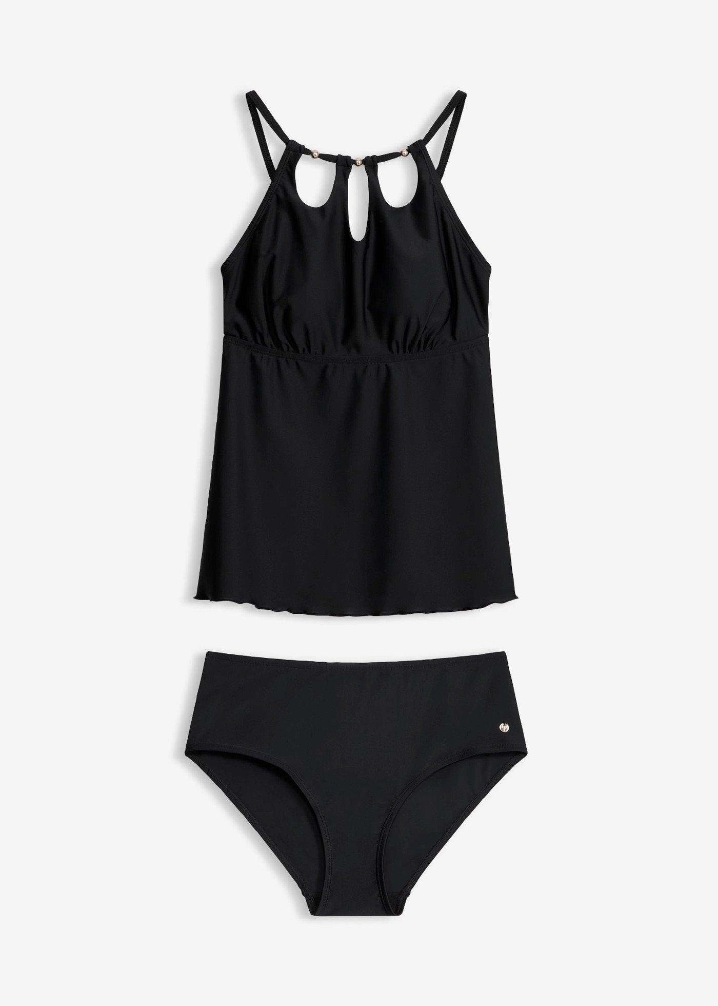 Tankini con cut-out  (set 2 pezzi)