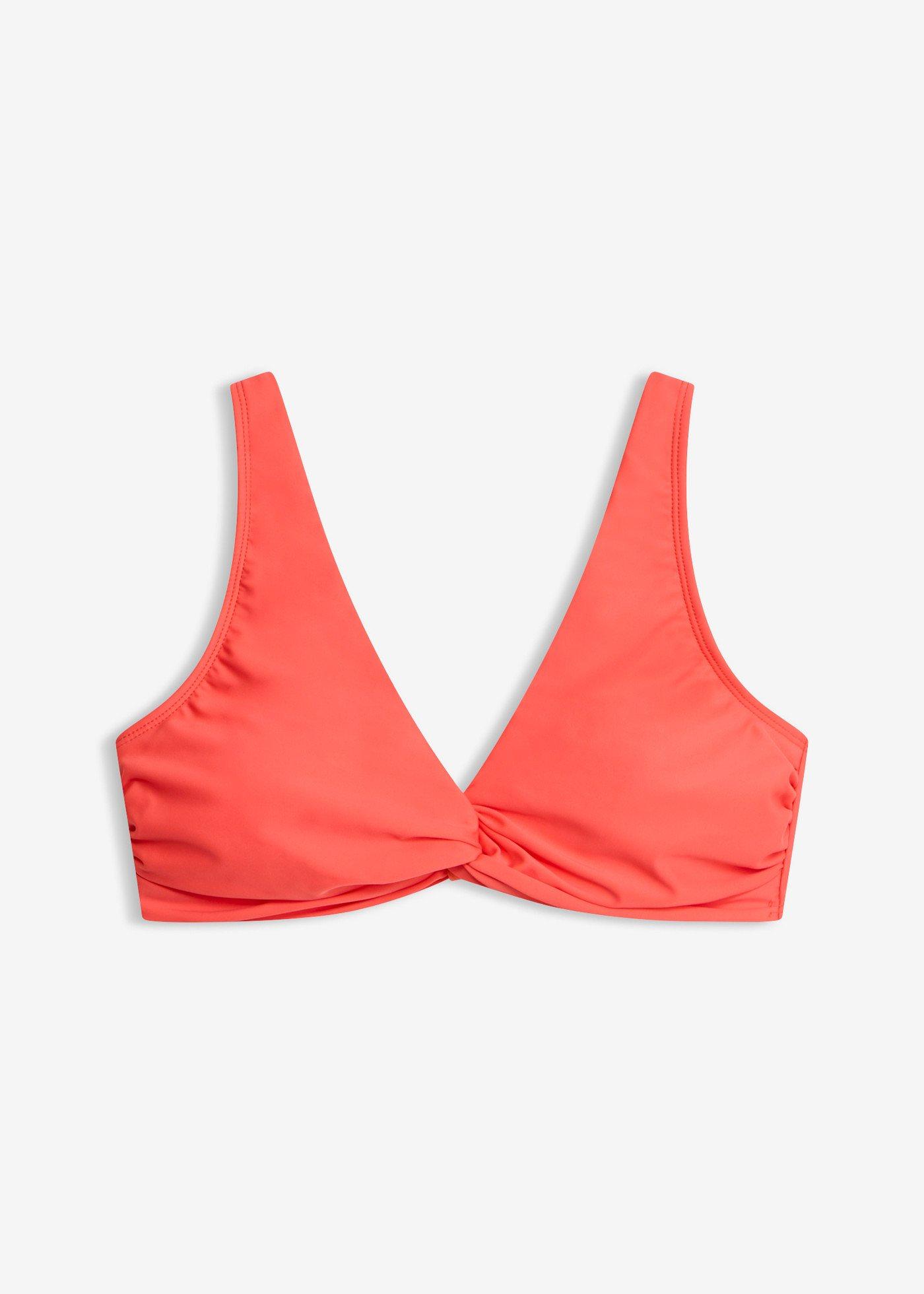Reggiseno a bustier per bikini con dettaglio attorcigliato