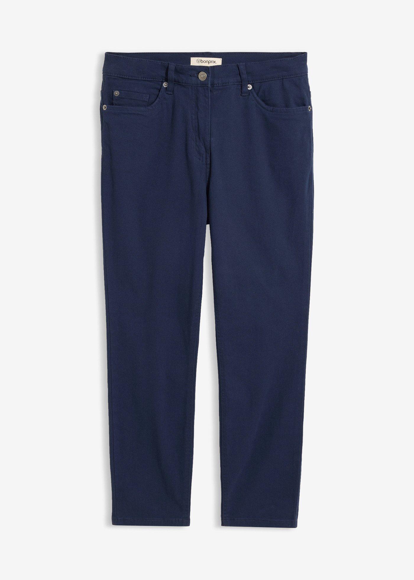 Pantaloni cropped a vita alta