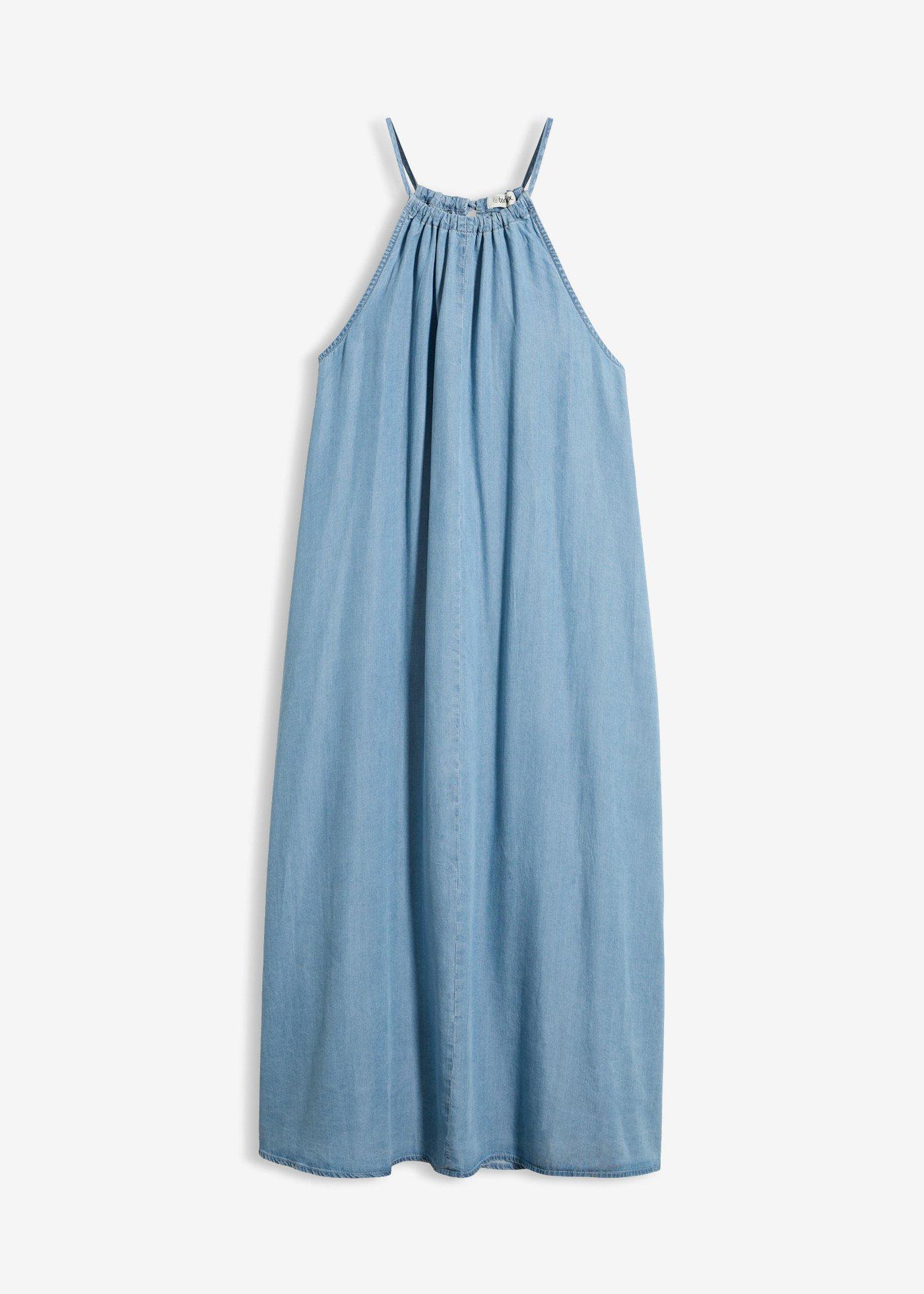 Abito di jeans in lyocell fluente