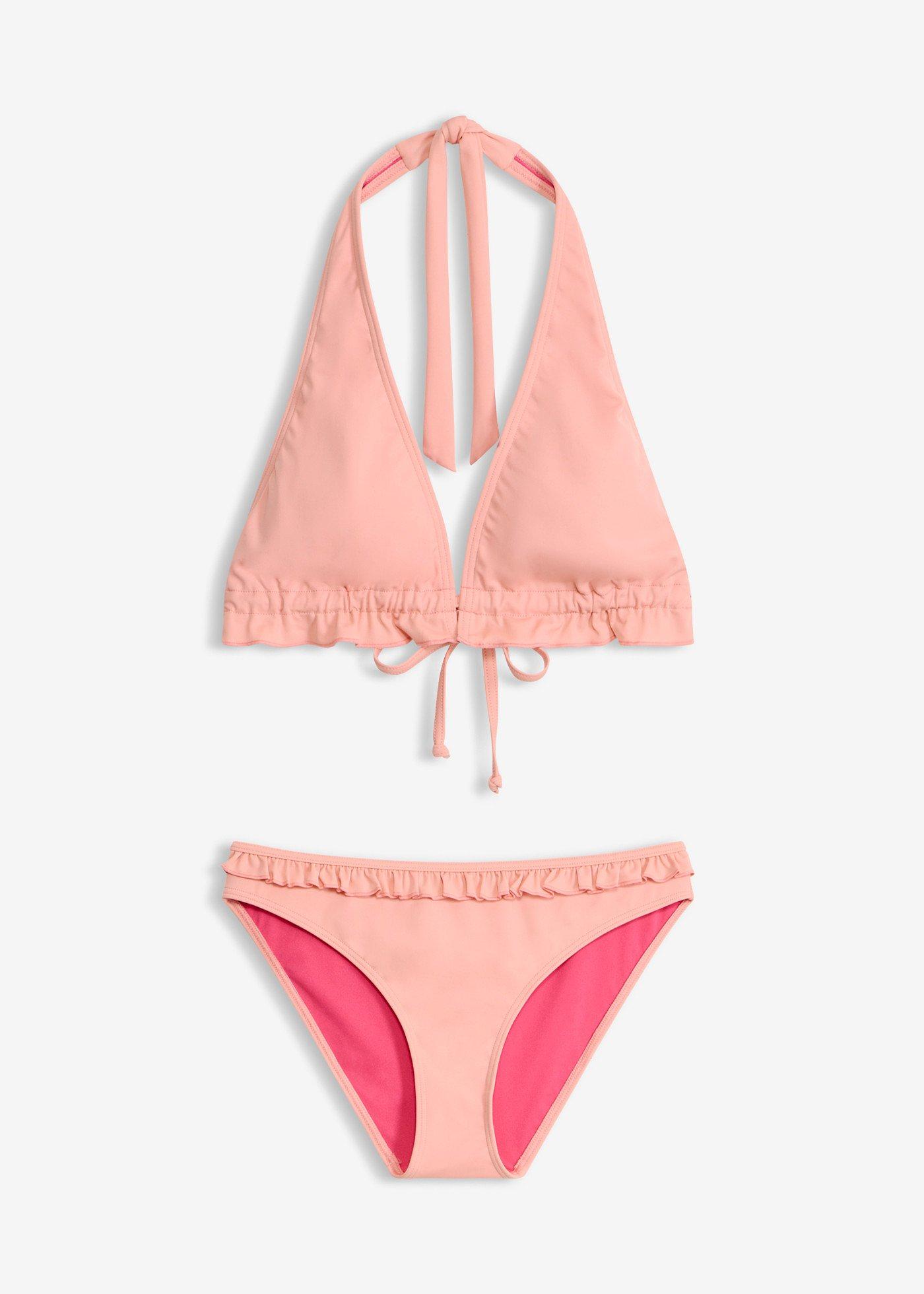 Bikini all'americana con ruches (set 2 pezzi)