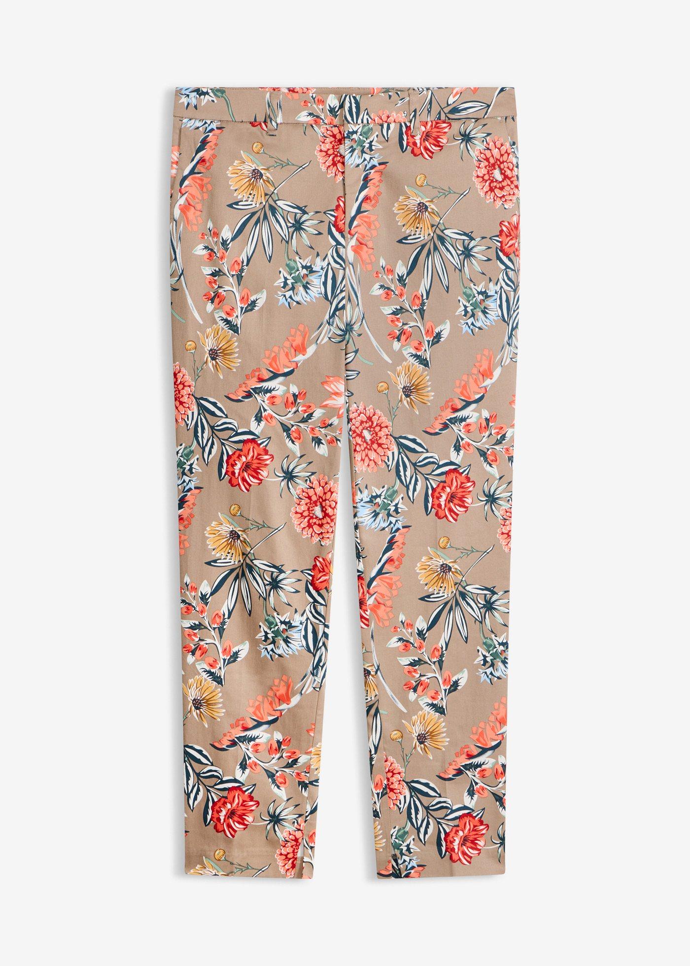 Pantaloni cropped elasticizzati