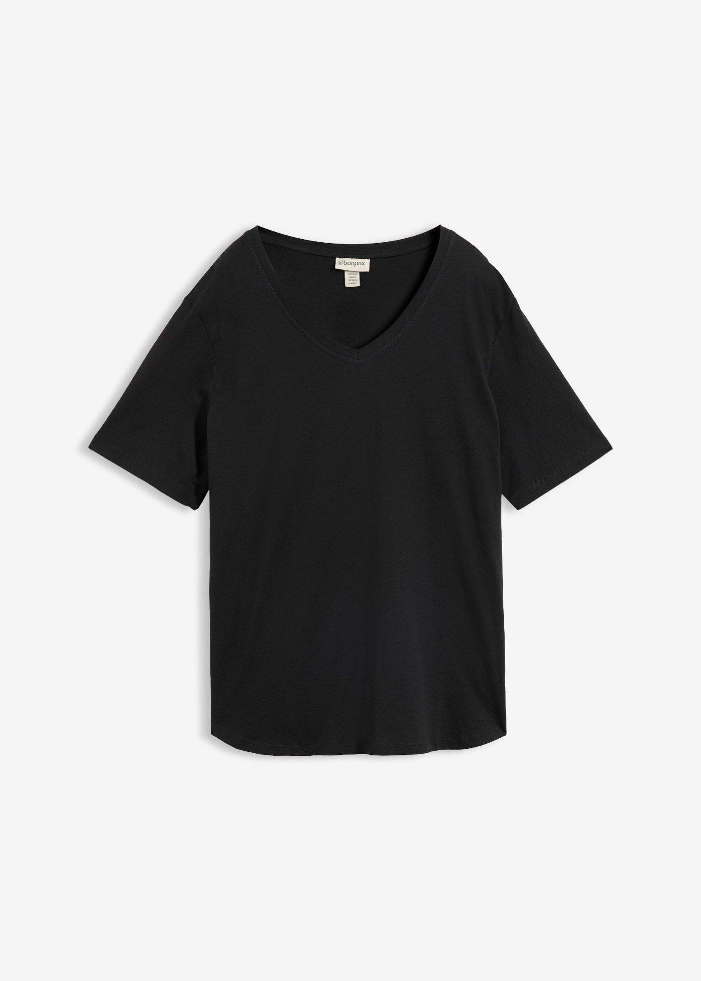 T-shirt larga in cotone biologico