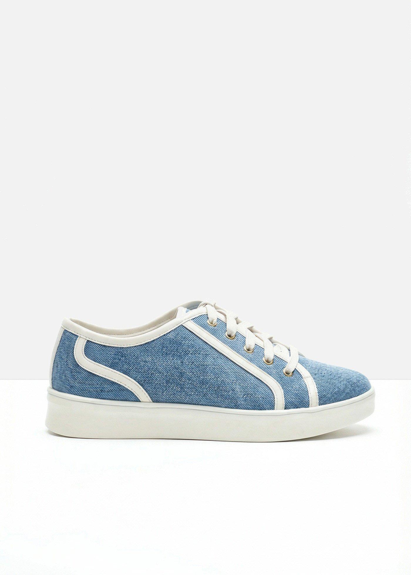 Sneaker effetto denim