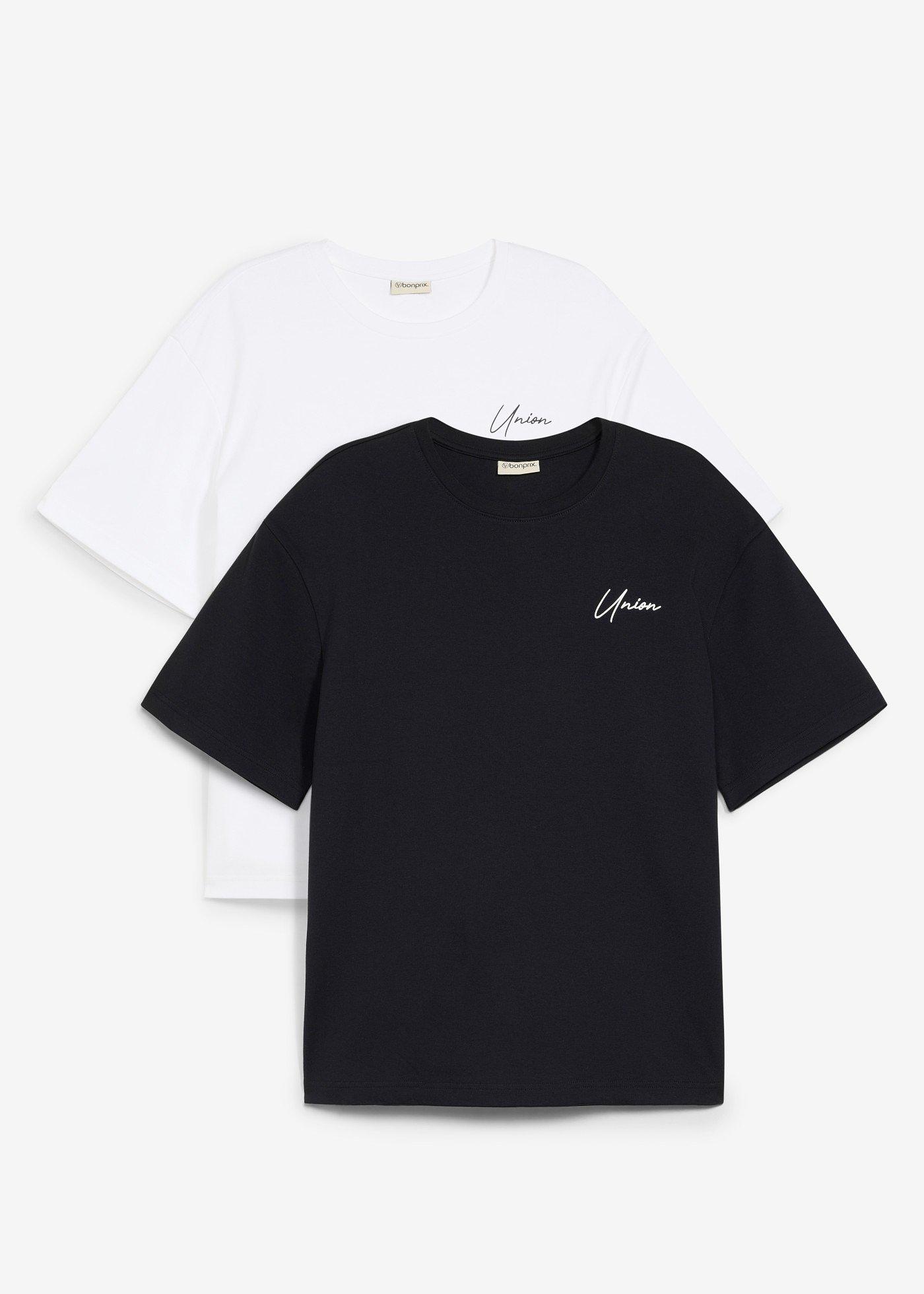 T-shirt in cotone pesante (pacco da 2)
