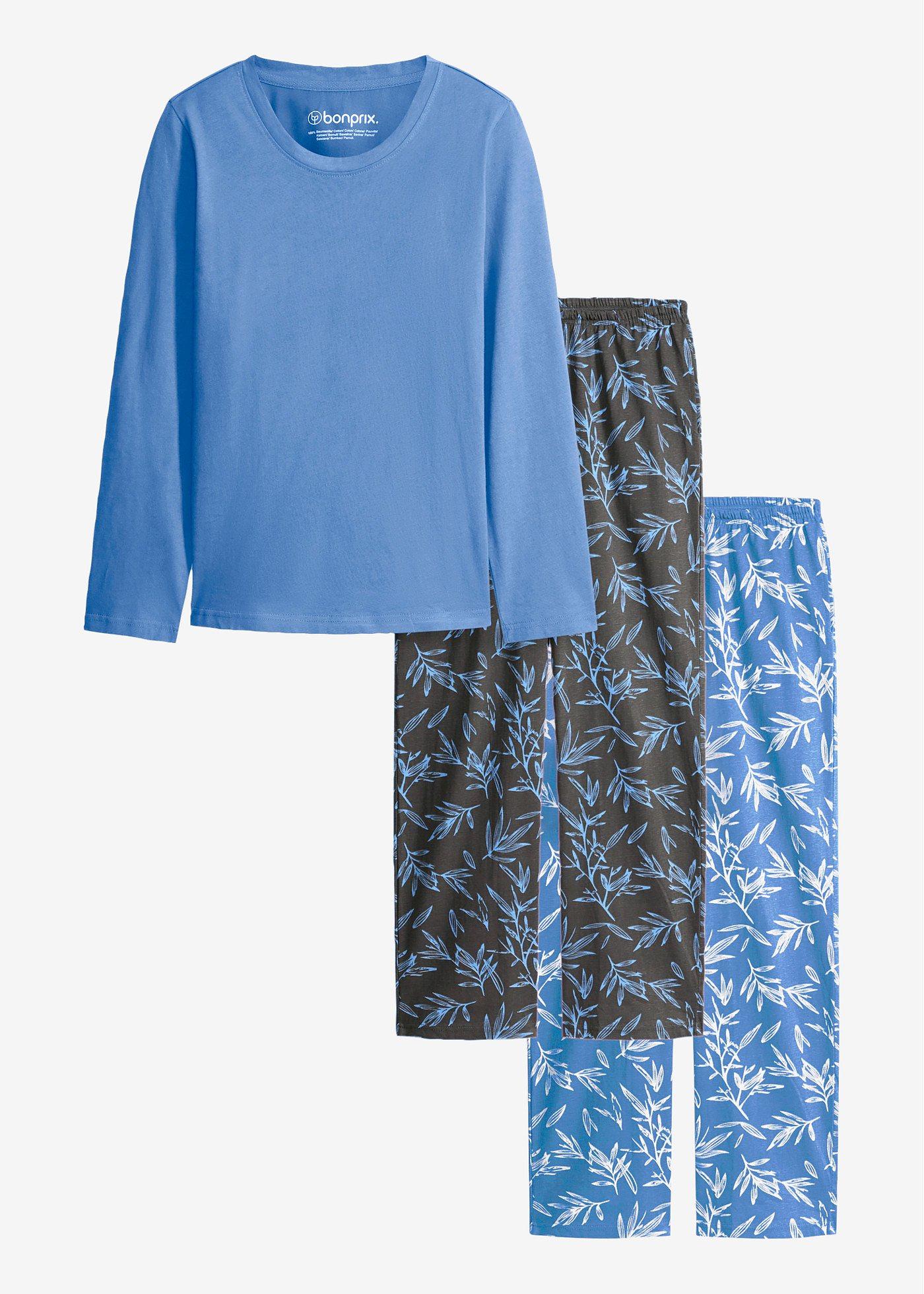 Pigiama in puro cotone (set 3 pezzi)