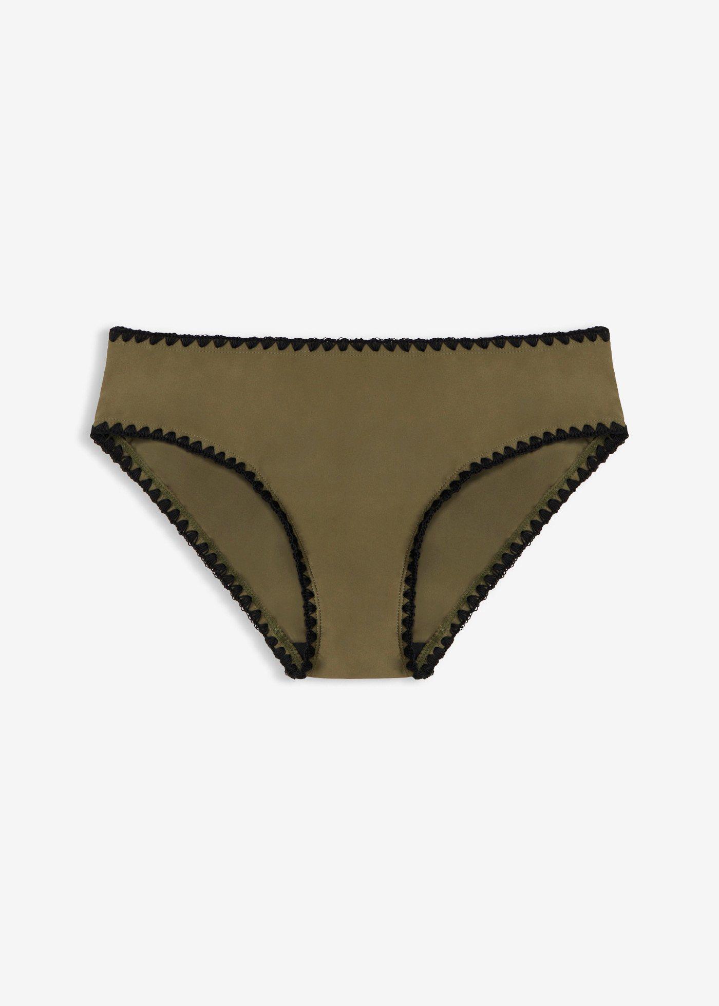 Slip per bikini con ricamo