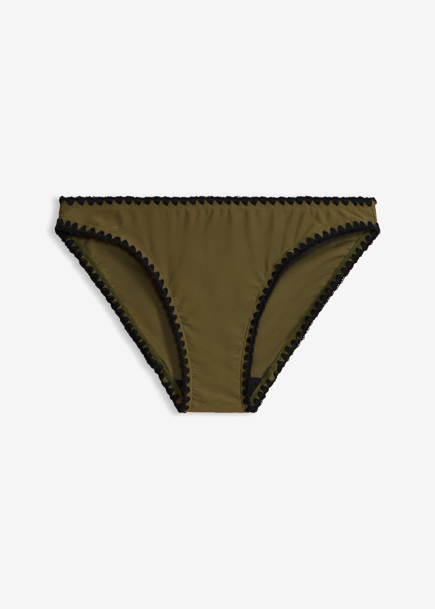 Slip per bikini con ricamo