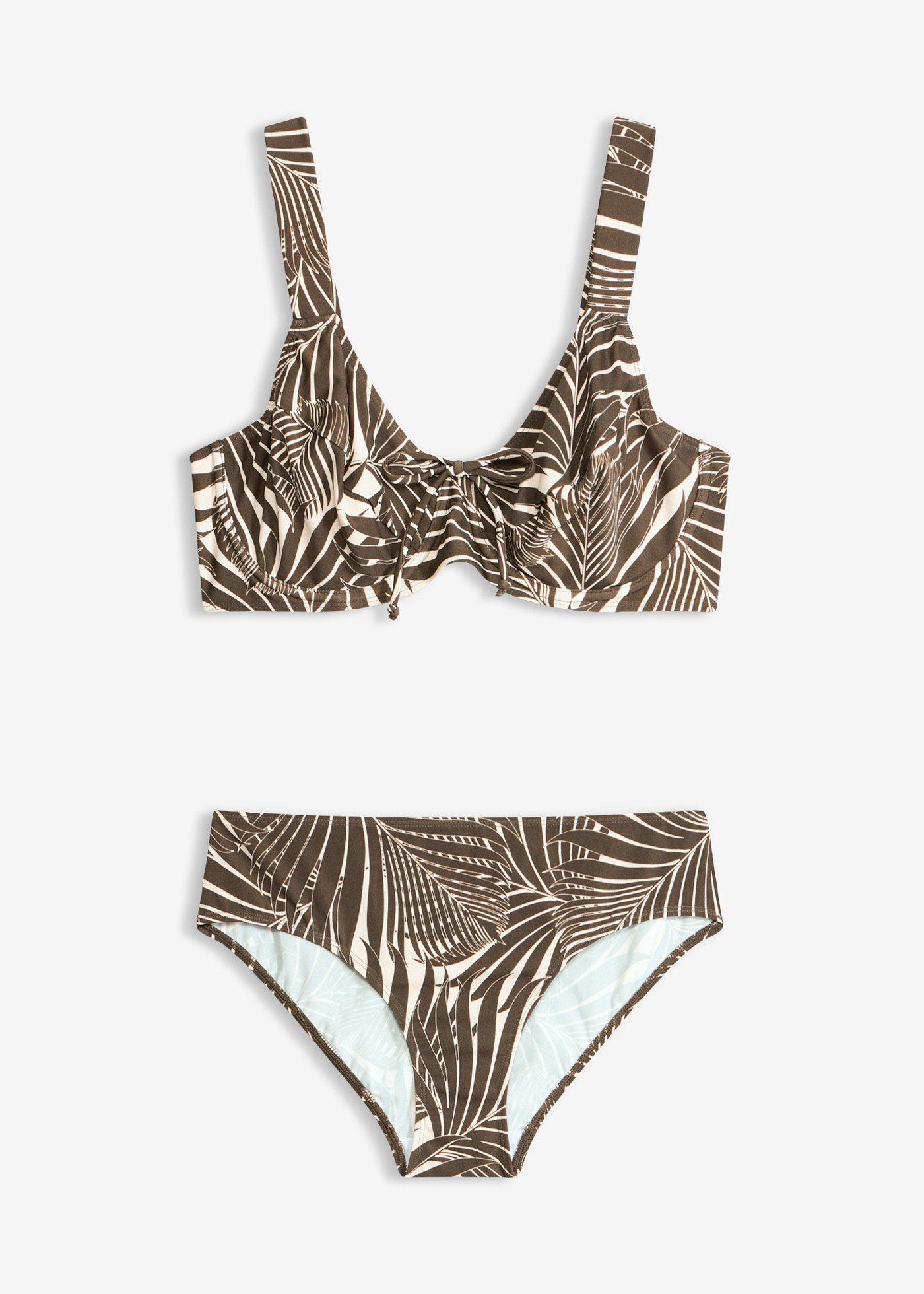 Bikini minimizer con spalline imbottite (set 2 pezzi)