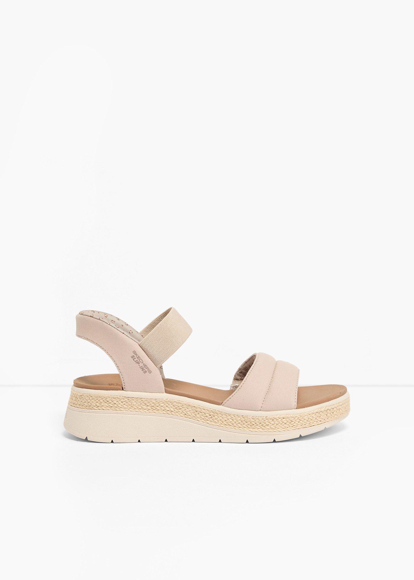 Sandali slip-in con zeppa Skechers