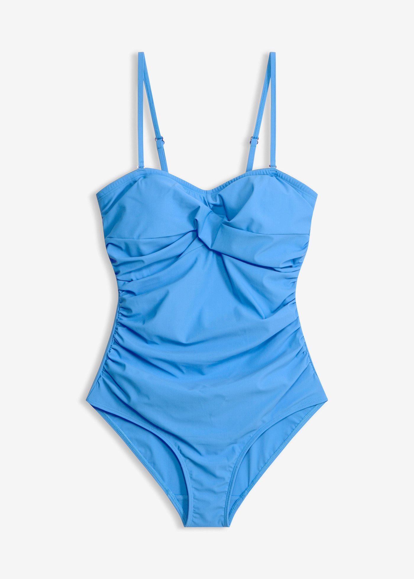 Costume intero con dettaglio incrociato ed effetto modellante leggero