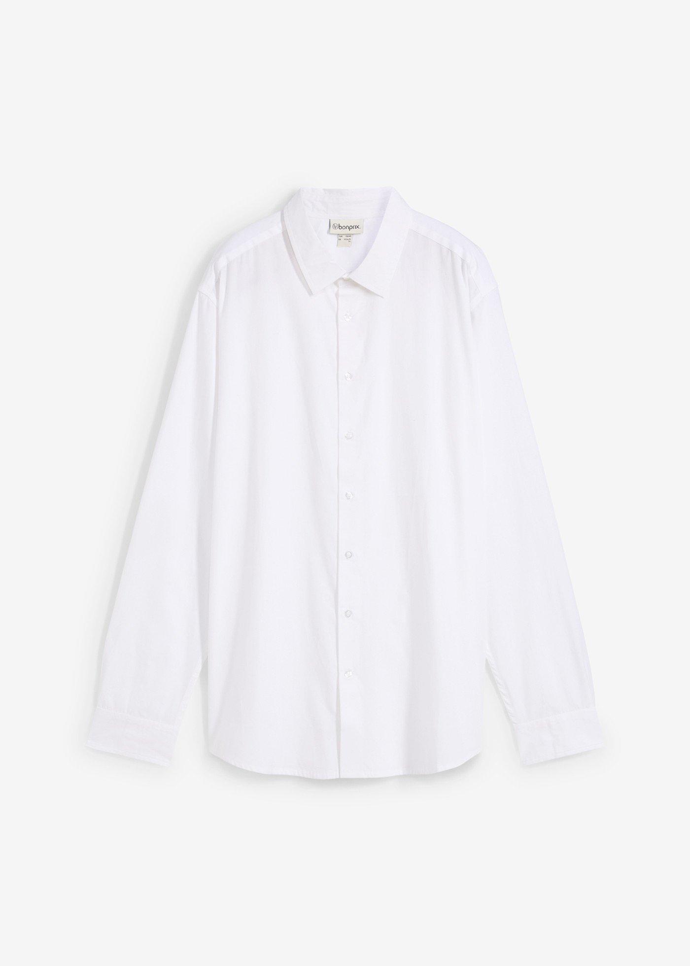 Camicia elegante no stiro in puro cotone, regular fit