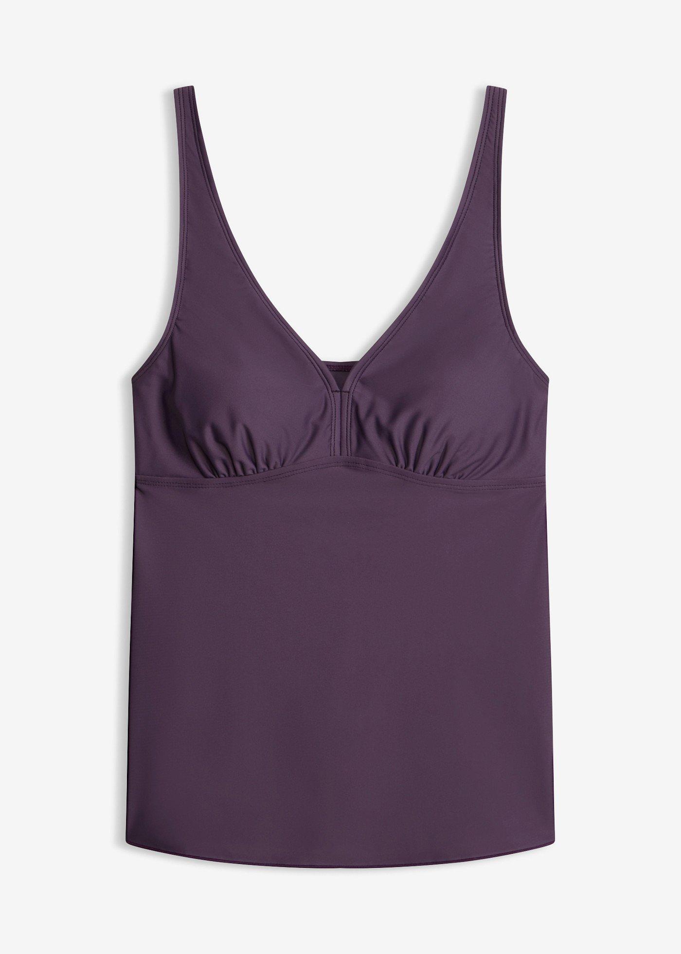 Top per tankini con scollo a V