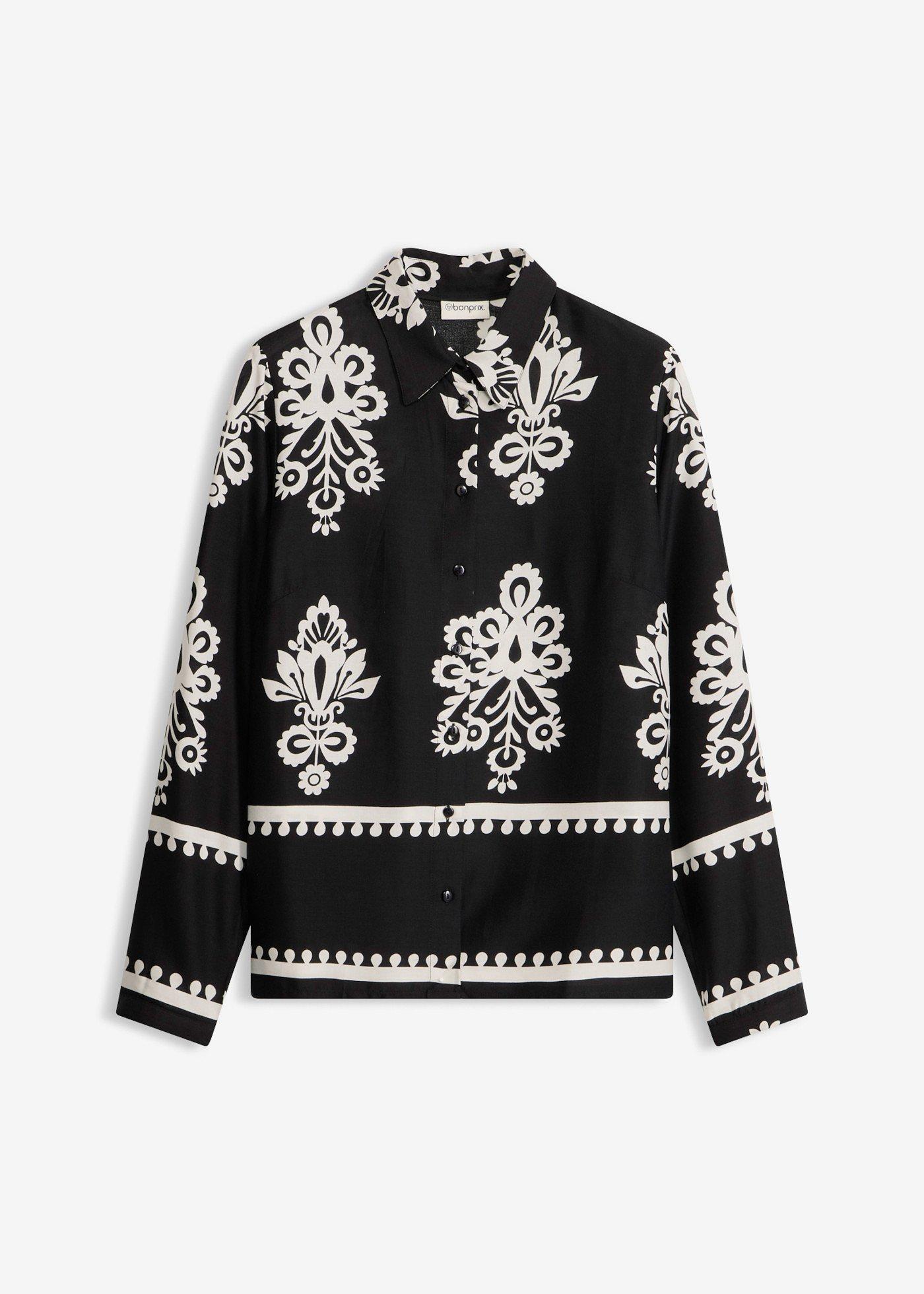 Blusa in viscosa fluida