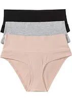 Panty prémaman (pacco da 3) con cotone biologico, bonprix