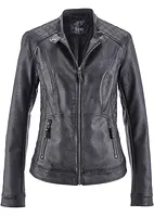 Giacca in similpelle stile biker, bonprix