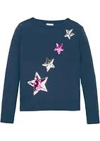 Maglione in filato fine con paillettes, bonprix