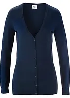 Cardigan basic in filato fine con bottoni, bonprix