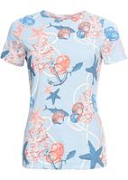 Maglia fantasia con scollo rotondo, RAINBOW