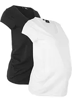 Maglia basic prémaman (pacco da 2), bonprix