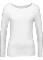 Maglia elasticizzata a maniche lunghe, bonprix