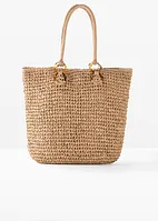 Borsa shopper di paglia, bonprix