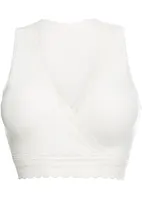 Reggiseno bustier allattamento in cotone biologico, bonprix