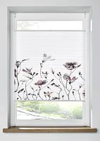 Tenda plissettata con fiori, bonprix