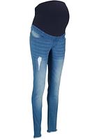Jeggings prémaman in look usato - Blu stone, T.N.