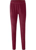 Leggings comodi in velluto a costine con cinta larga comfort - Rododendro