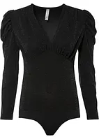 Body con filato brillante, bonprix